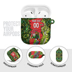 Personalized Sydney Thunder Cricket AirPods Case Hippie Psychedelic Pattern Vibrant Mandala Art Style