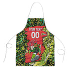 Personalized Sydney Thunder Cricket Apron Hippie Psychedelic Pattern Vibrant Mandala Art Style