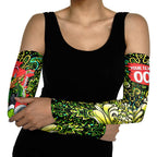 Personalized Sydney Thunder Cricket Arm Sleeves Hippie Psychedelic Pattern Vibrant Mandala Art Style