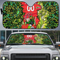 Personalized Sydney Thunder Cricket Auto Sun Shade Hippie Psychedelic Pattern Vibrant Mandala Art Style