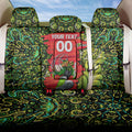 Personalized Sydney Thunder Cricket Back Car Seat Cover Hippie Psychedelic Pattern Vibrant Mandala Art Style