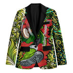 Personalized Sydney Thunder Cricket Blazer Hippie Psychedelic Pattern Vibrant Mandala Art Style