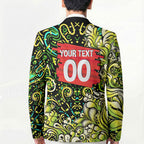 Personalized Sydney Thunder Cricket Blazer Hippie Psychedelic Pattern Vibrant Mandala Art Style