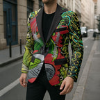 Personalized Sydney Thunder Cricket Blazer Hippie Psychedelic Pattern Vibrant Mandala Art Style