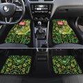 Personalized Sydney Thunder Cricket Car Mats Hippie Psychedelic Pattern Vibrant Mandala Art Style