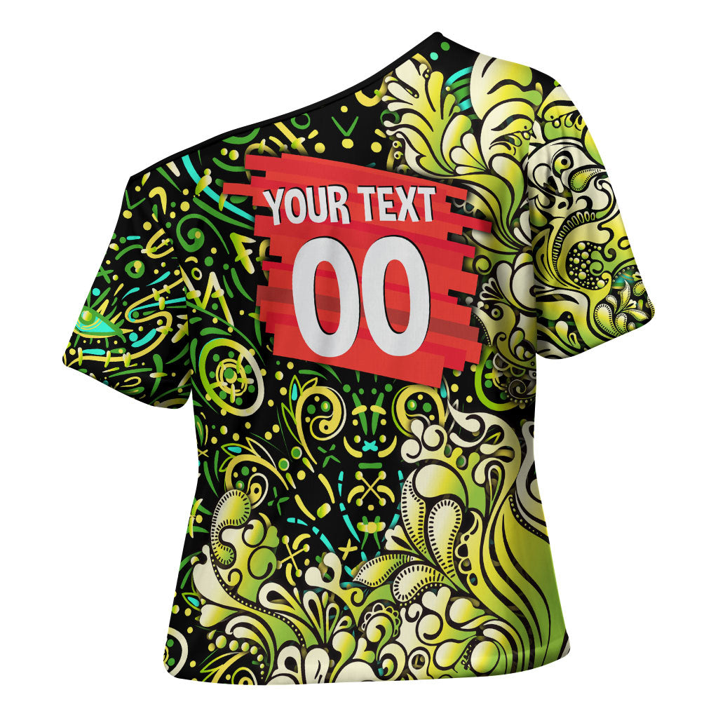 Personalized Sydney Thunder Cricket Cross Shoulder Shirt Hippie Psychedelic Pattern Vibrant Mandala Art Style