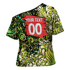 Personalized Sydney Thunder Cricket Cross Shoulder Shirt Hippie Psychedelic Pattern Vibrant Mandala Art Style