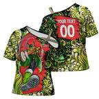 Personalized Sydney Thunder Cricket Cross Shoulder Shirt Hippie Psychedelic Pattern Vibrant Mandala Art Style