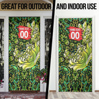 Personalized Sydney Thunder Cricket Door Cover Hippie Psychedelic Pattern Vibrant Mandala Art Style