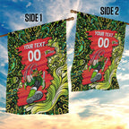 Personalized Sydney Thunder Cricket Garden Flag Hippie Psychedelic Pattern Vibrant Mandala Art Style