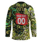 Personalized Sydney Thunder Cricket Hockey Jersey Hippie Psychedelic Pattern Vibrant Mandala Art Style
