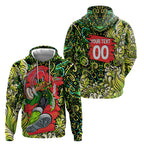 Personalized Sydney Thunder Cricket Hoodie Hippie Psychedelic Pattern Vibrant Mandala Art Style