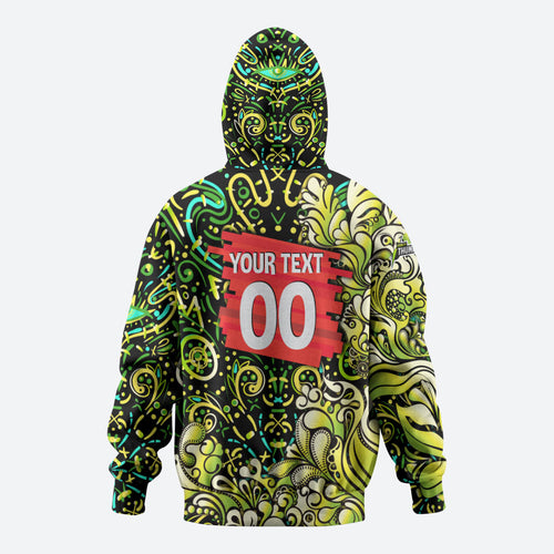 Personalized Sydney Thunder Cricket Hoodie Hippie Psychedelic Pattern Vibrant Mandala Art Style