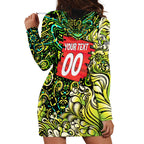 Personalized Sydney Thunder Cricket Hoodie Dress Hippie Psychedelic Pattern Vibrant Mandala Art Style