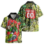 Personalized Sydney Thunder Cricket Kid Hawaiian Shirt Hippie Psychedelic Pattern Vibrant Mandala Art Style
