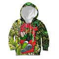 Personalized Sydney Thunder Cricket Kid Hoodie Hippie Psychedelic Pattern Vibrant Mandala Art Style