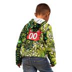 Personalized Sydney Thunder Cricket Kid Hoodie Hippie Psychedelic Pattern Vibrant Mandala Art Style