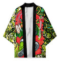 Personalized Sydney Thunder Cricket Kimono Hippie Psychedelic Pattern Vibrant Mandala Art Style