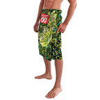 Personalized Sydney Thunder Cricket Lavalava Hippie Psychedelic Pattern Vibrant Mandala Art Style