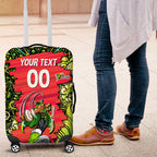 Personalized Sydney Thunder Cricket Luggage Cover Hippie Psychedelic Pattern Vibrant Mandala Art Style