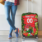Personalized Sydney Thunder Cricket Luggage Cover Hippie Psychedelic Pattern Vibrant Mandala Art Style