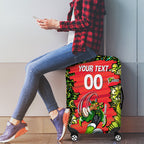 Personalized Sydney Thunder Cricket Luggage Cover Hippie Psychedelic Pattern Vibrant Mandala Art Style