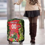 Personalized Sydney Thunder Cricket Luggage Cover Hippie Psychedelic Pattern Vibrant Mandala Art Style