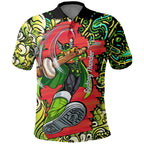 Personalized Sydney Thunder Cricket Polo Shirt Hippie Psychedelic Pattern Vibrant Mandala Art Style