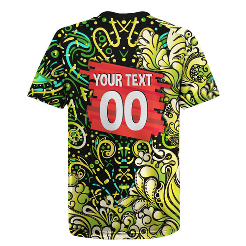 Personalized Sydney Thunder Cricket Rugby Jersey Hippie Psychedelic Pattern Vibrant Mandala Art Style