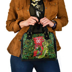 Personalized Sydney Thunder Cricket Shoulder Handbag Hippie Psychedelic Pattern Vibrant Mandala Art Style