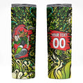 Personalized Sydney Thunder Cricket Skinny Tumbler Hippie Psychedelic Pattern Vibrant Mandala Art Style