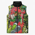 Personalized Sydney Thunder Cricket Sleeveless Puffer Jacket Hippie Psychedelic Pattern Vibrant Mandala Art Style