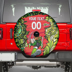 Personalized Sydney Thunder Cricket Spare Tire Cover Hippie Psychedelic Pattern Vibrant Mandala Art Style