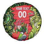 Personalized Sydney Thunder Cricket Spare Tire Cover Hippie Psychedelic Pattern Vibrant Mandala Art Style