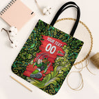 Personalized Sydney Thunder Cricket Tote Bag Hippie Psychedelic Pattern Vibrant Mandala Art Style