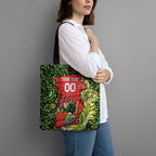 Personalized Sydney Thunder Cricket Tote Bag Hippie Psychedelic Pattern Vibrant Mandala Art Style