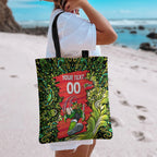 Personalized Sydney Thunder Cricket Tote Bag Hippie Psychedelic Pattern Vibrant Mandala Art Style