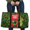 Personalized Sydney Thunder Cricket Travel Bag Hippie Psychedelic Pattern Vibrant Mandala Art Style