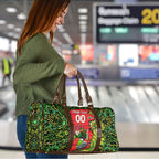Personalized Sydney Thunder Cricket Travel Bag Hippie Psychedelic Pattern Vibrant Mandala Art Style