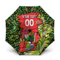 Personalized Sydney Thunder Cricket Umbrella Hippie Psychedelic Pattern Vibrant Mandala Art Style