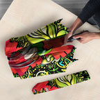 Personalized Sydney Thunder Cricket Umbrella Hippie Psychedelic Pattern Vibrant Mandala Art Style