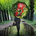 Personalized Sydney Thunder Cricket Umbrella Hippie Psychedelic Pattern Vibrant Mandala Art Style