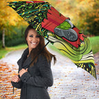 Personalized Sydney Thunder Cricket Umbrella Hippie Psychedelic Pattern Vibrant Mandala Art Style