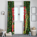 Personalized Sydney Thunder Cricket Window Curtain Hippie Psychedelic Pattern Vibrant Mandala Art Style
