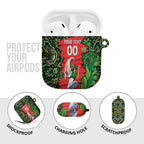 Personalized Melbourne Stars Cricket AirPods Case Hippie Psychedelic Pattern Vibrant Mandala Art Style