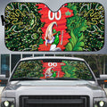 Personalized Melbourne Stars Cricket Auto Sun Shade Hippie Psychedelic Pattern Vibrant Mandala Art Style
