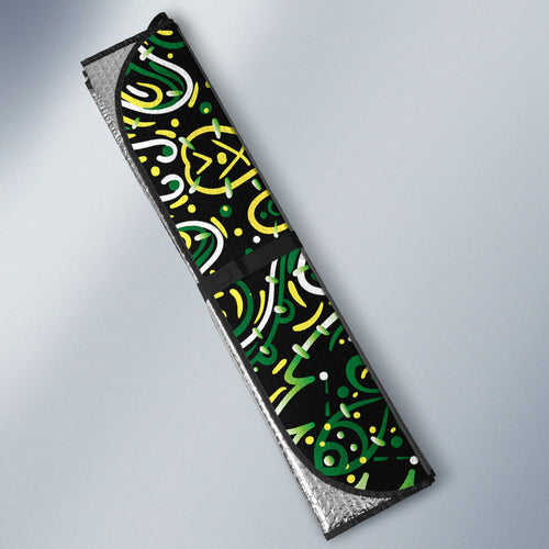 Personalized Melbourne Stars Cricket Auto Sun Shade Hippie Psychedelic Pattern Vibrant Mandala Art Style