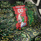 Personalized Melbourne Stars Cricket Back Car Seat Cover Hippie Psychedelic Pattern Vibrant Mandala Art Style