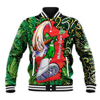 Personalized Melbourne Stars Cricket Baseball Jacket Hippie Psychedelic Pattern Vibrant Mandala Art Style