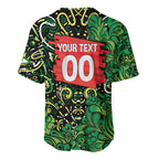 Personalized Melbourne Stars Cricket Baseball Jersey Hippie Psychedelic Pattern Vibrant Mandala Art Style